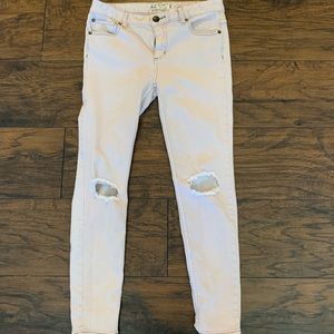 Light Pink Free People Jeans